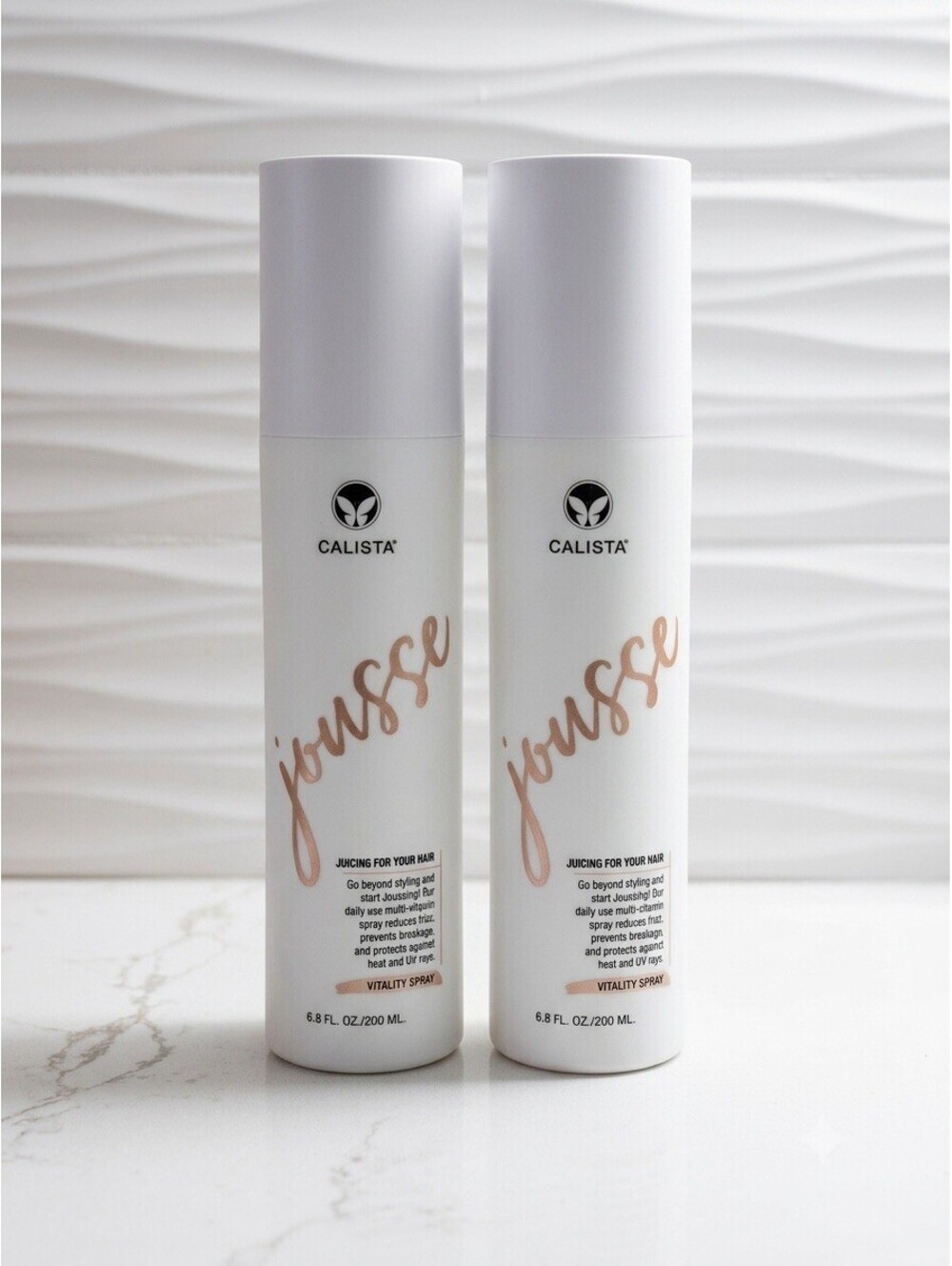 Calista Jousse Vitality Spray Hair Multi-Vitamin Heat Protectant 6.8oz -Set of 2